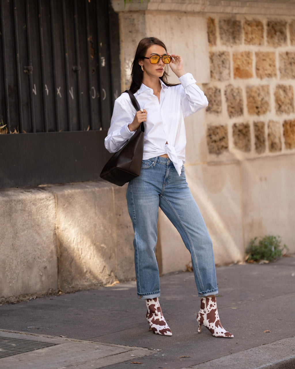 Bottine Zoé coloris vache — Cadence