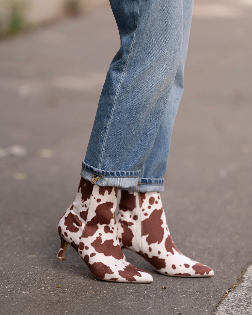 Bottine Zoé coloris vache — Cadence
