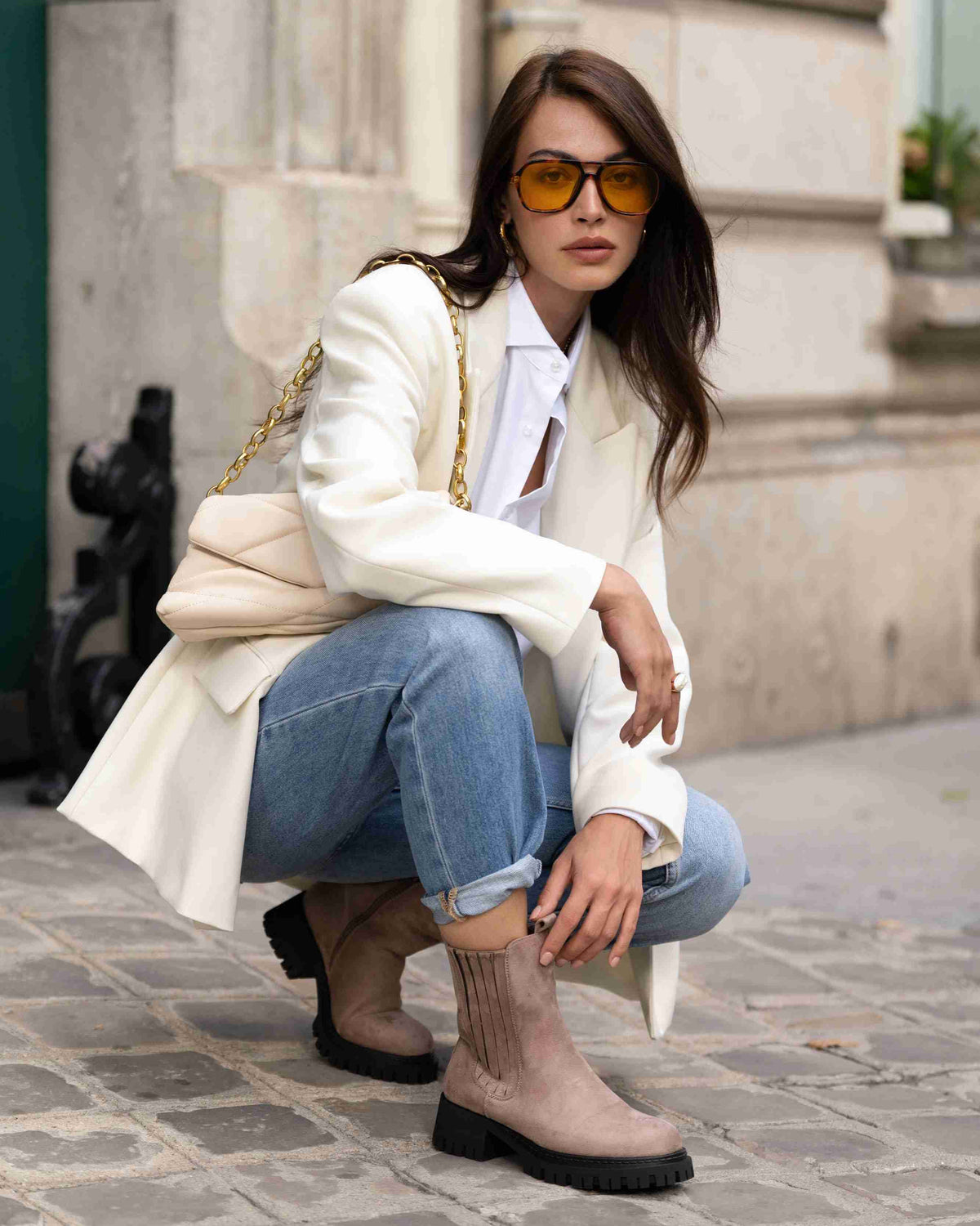 Bottine Nora coloris beige — Cadence