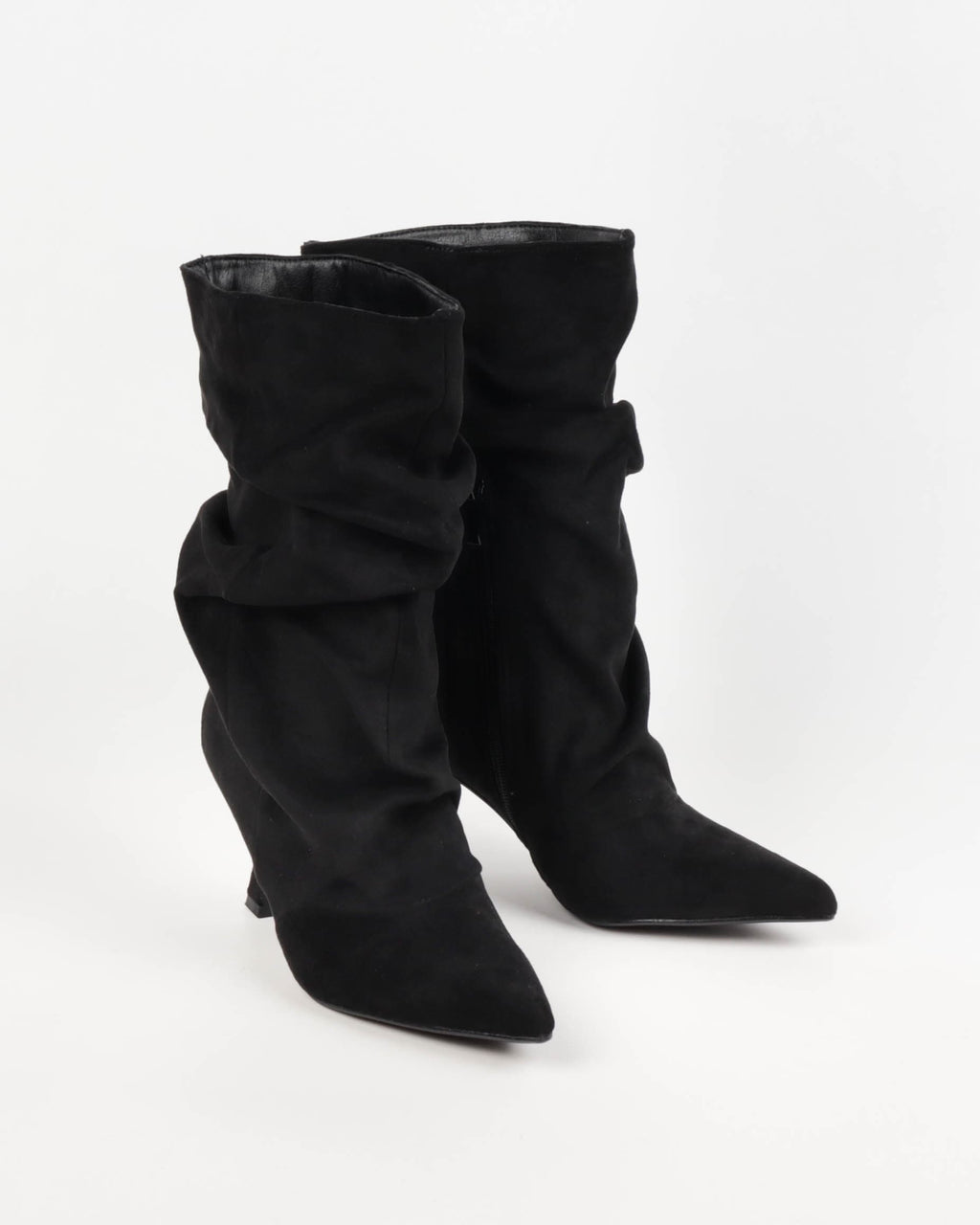 Bottines plissées Ludivine - Noir