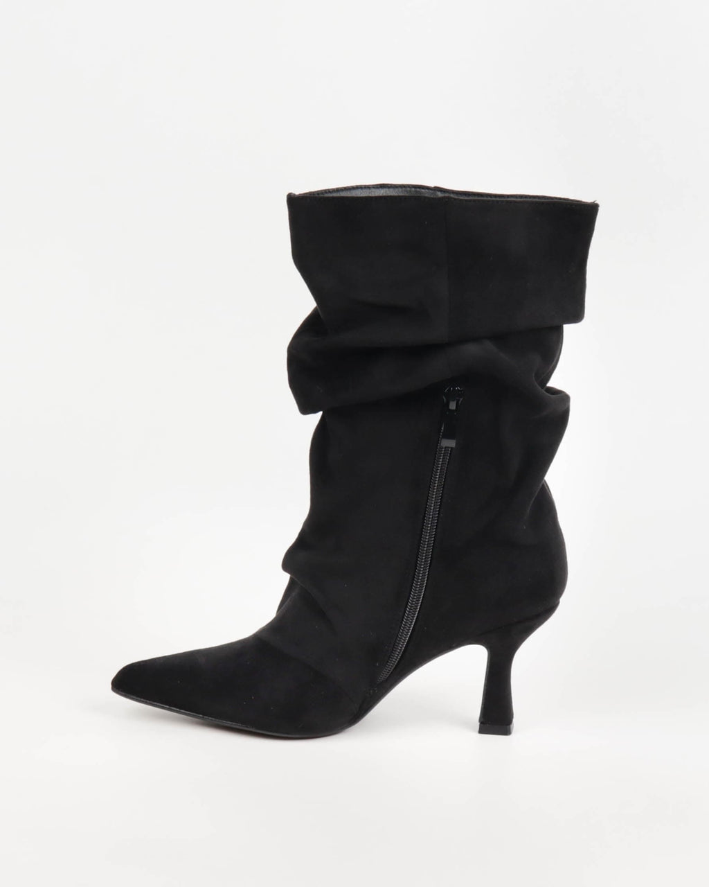 Bottines plissées Ludivine - Noir