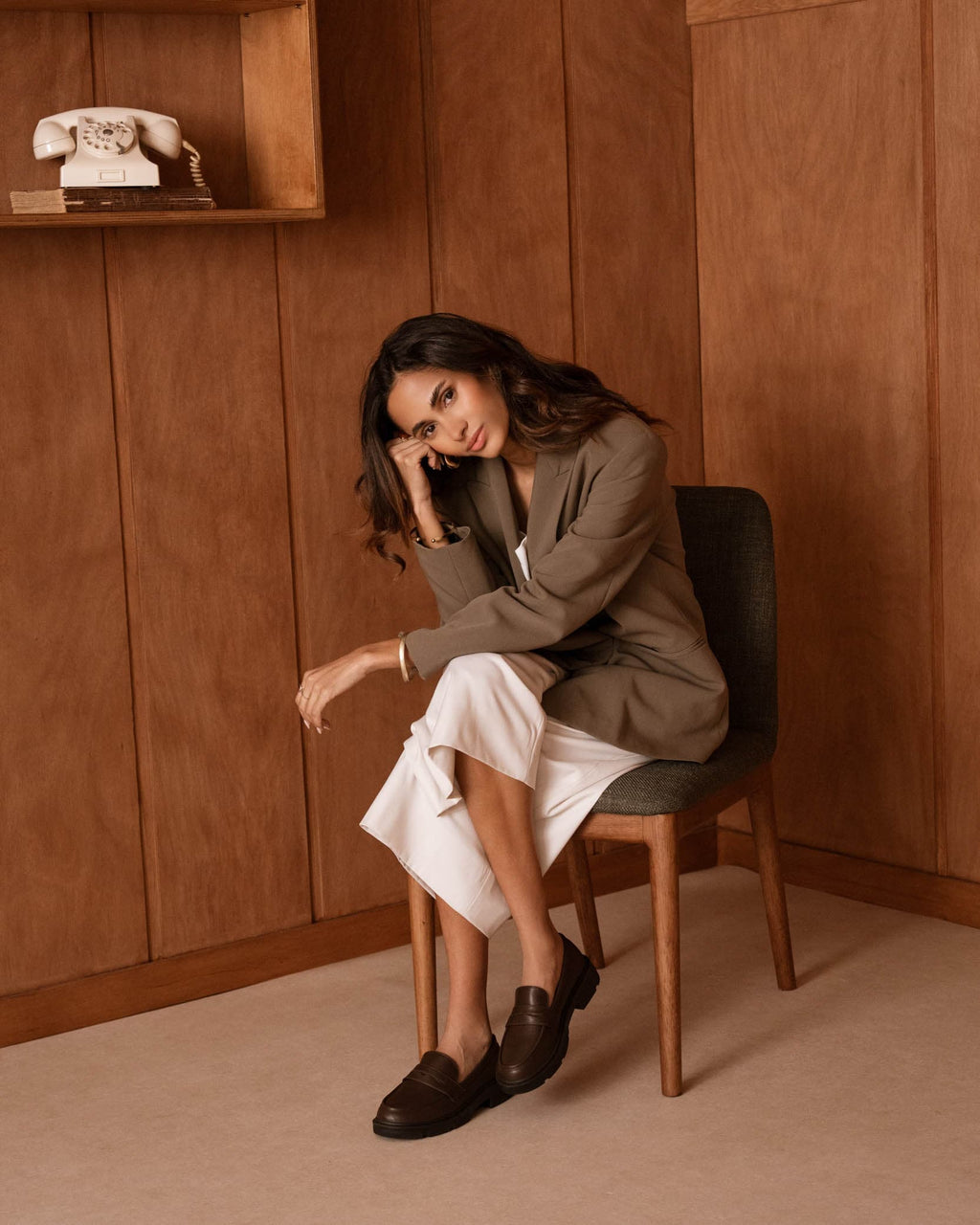 Mocassin Hortense coloris chocolat — Cadence