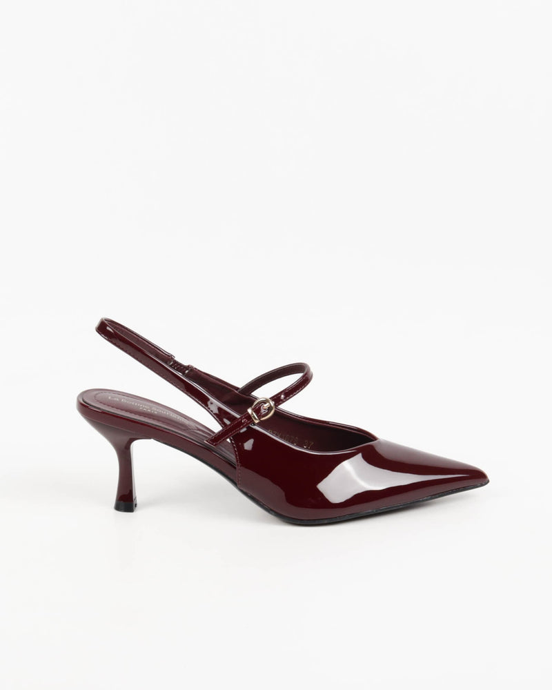 Escarpin Ambre coloris bordeaux — Cadence