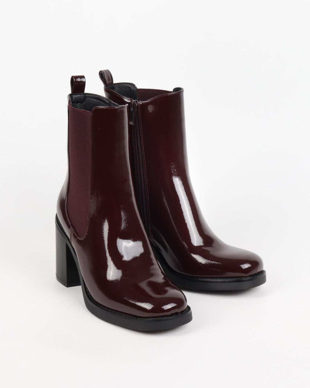 Bottine Chloé coloris bordeaux — Cadence