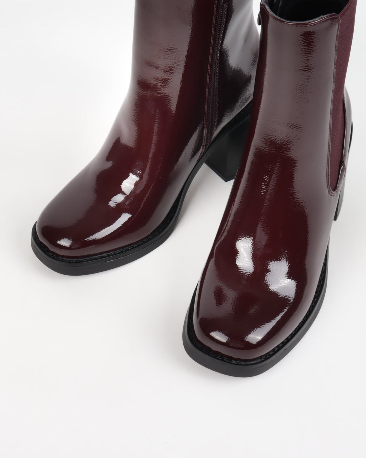 Bottine Chloé coloris bordeaux — Cadence