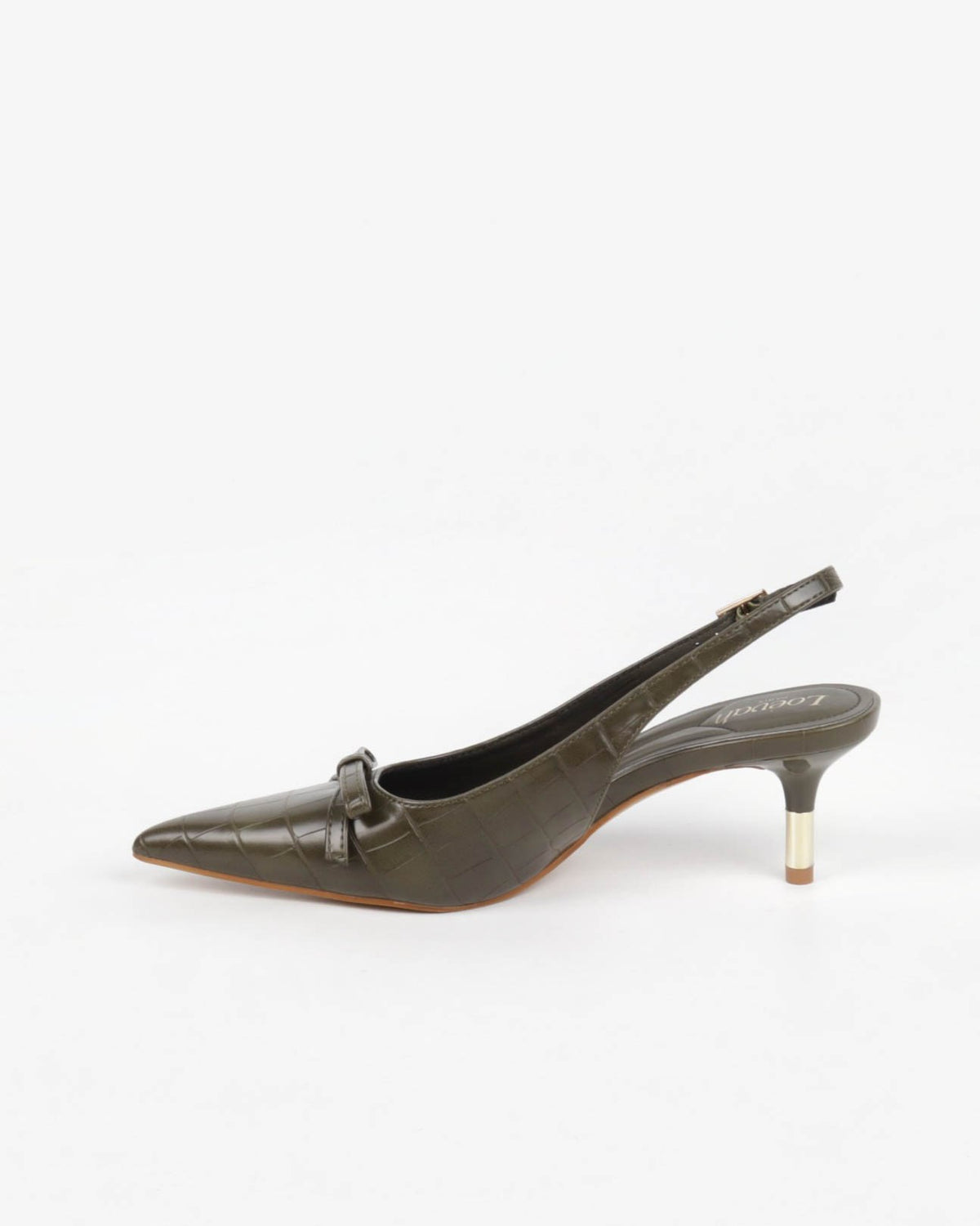 Escarpin Rosalie coloris kaki — Cadence