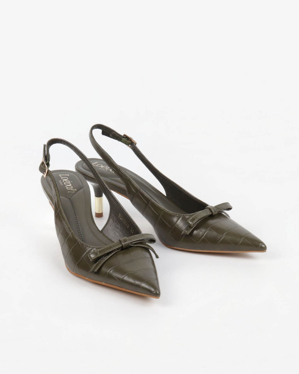 Escarpin Rosalie coloris kaki — Cadence